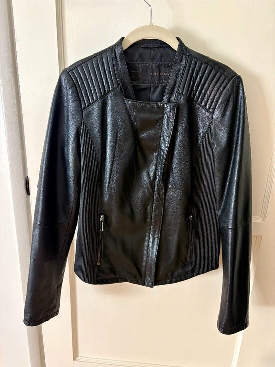 Zara Jackets & Blazers - ZARA Leather Jacket